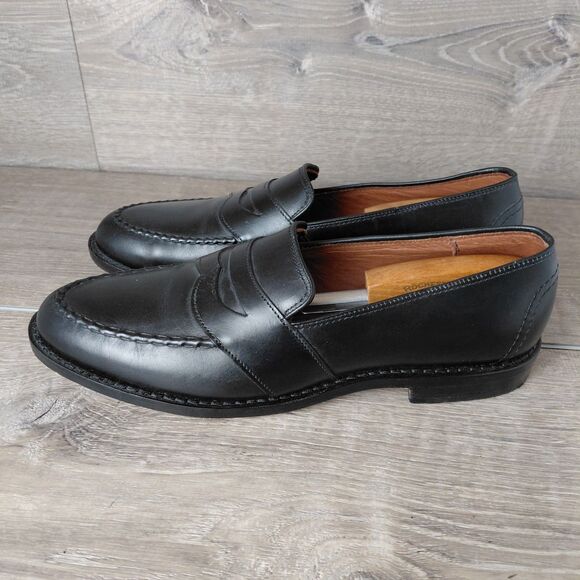 Allen Edmonds Randolph Black Leather Penny Loafers Shoes Slip On Men\'s Size 10 main image 4